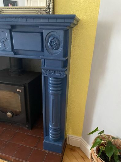 Wooden fire surround