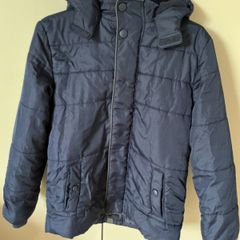 M&S boys navy padded coat