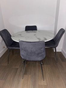 dining table and chairs