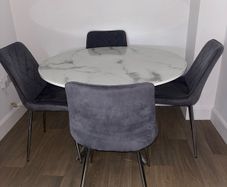 dining table and chairs