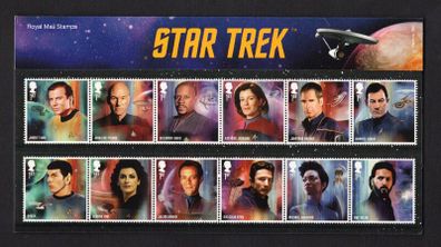 2020 Great Britain Star Trek Commemorative Stamps Presentation Pack