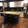 Rustic kitchen island with pillars Image 5