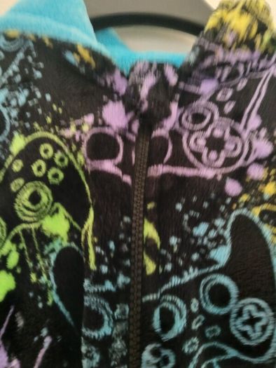 Boys hooded Fluffy Onesie