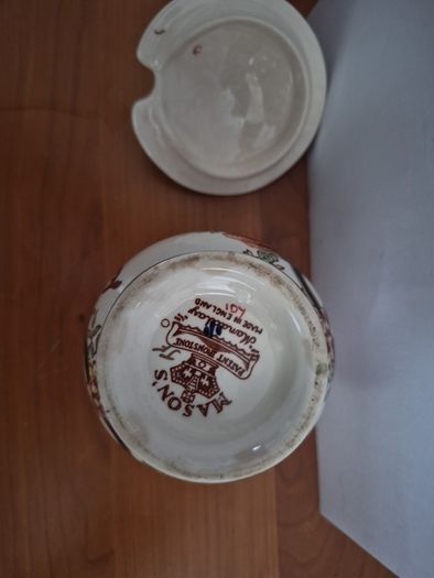 Masons Mandalay lidded pot, jam/honey/sugar