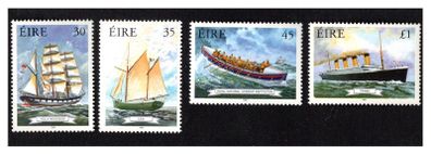 1999 Ireland Ireland Maritime Heritage (Polly Woodside, ILen, RNLI Lifeboat & Titanic)  Commemorative Stamps Mint Never Hinged (MNH)