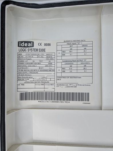 Gas boiler