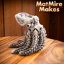 3D Printed MatMire Makes Robo Octopus, Articulated Robot Fidget Figure Image 8
