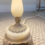 Onyx and Brass Vintage Lamp Image 5