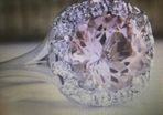 Sterling Silver Morganite Ring