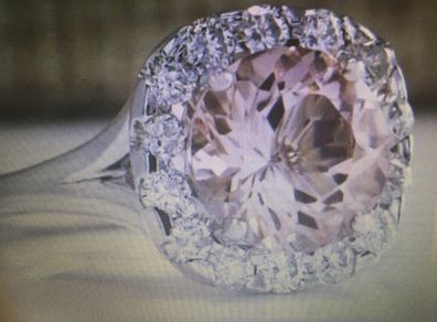 Sterling Silver Morganite Ring
