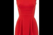 Hobbs Red Shift Dress