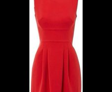 Hobbs Red Shift Dress