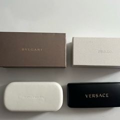 Prada Versace Bvlgari Marc jacobs Karl lagerfeld Sunglasses Genuine hard case box Brand new