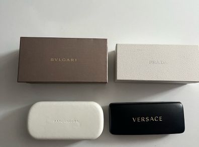 Prada Versace Bvlgari Marc jacobs Karl lagerfeld Sunglasses Genuine hard case box Brand new