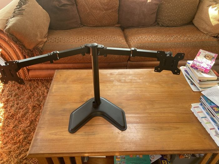 WALI Free Standing Dual Monitor Stand