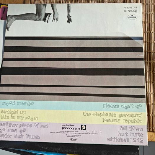 Boomtown Rats, Mondo Bongo German LP with inner and 2 x posters
