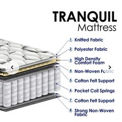 King sized mattress