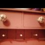 SELL OR SWAP vintage wooden rustic heart/mirror/drawers Image 5