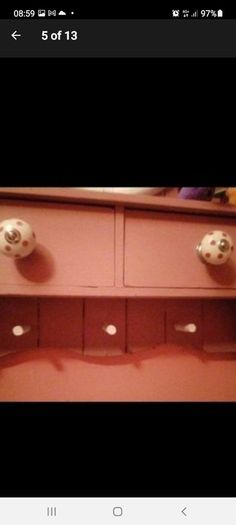 SELL OR SWAP vintage wooden rustic heart/mirror/drawers