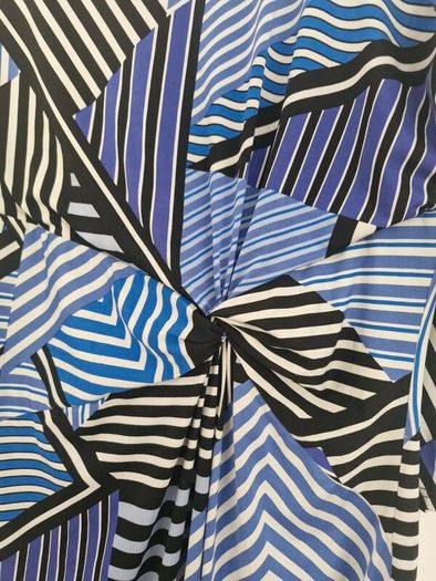 Blue striped dress Size 12