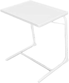 Portable Adjustable Folding Table, Lounge, Bedroom Furniture, Living, Tv, Multi Function Bedside Holder for Daily use Height Settings Gift Box Lightweight Camper Van Camping Top