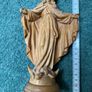 Vintage wooden statue of Mary Image 2