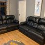 Leather Recliner Couch x 2 Image 6
