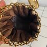 Vintage Accordion Gate Top Bag Expandable Real Fur Image 3