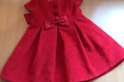 Little Girls Boutique Red heavy christmas dress cap sleeve age 1 year