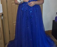 Royal Blue Debs Dress