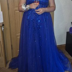 Royal Blue Debs Dress