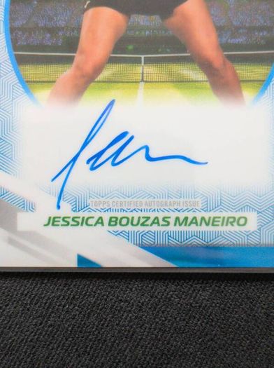 Jessica Bouzas Maneiro On Card Blue Autograph Refractor 088/150 2026 Topps Chrome Tennis