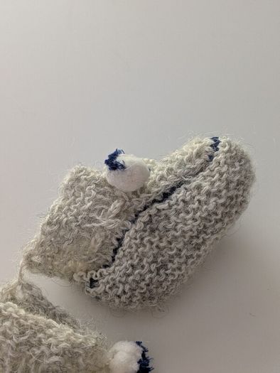 Wool baby boots 3 months