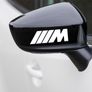 Bmw M Sport Logo Glow In Dark Decals Stickers Graphics X2 Set For Wing Mirrors Image 2