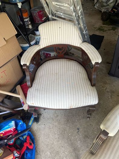 antique chairs x 2