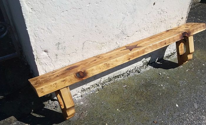 Rustic floating stove mantle / shelf