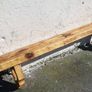 Rustic floating stove mantle / shelf Image 8