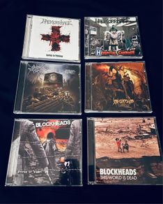 Mix of metal CDs- Job for a Cowboy, Haemorrhage, Cattle Decapitation, Blockheads