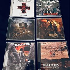 Mix of metal CDs- Job for a Cowboy, Haemorrhage, Cattle Decapitation, Blockheads