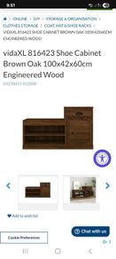Shoe cabinet / shoe shelf / hall piece