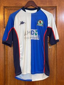 Original Authentic Kappa Blackburn Rovers 2003/2004 Home Shirt Mens Size Small
