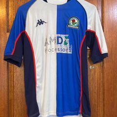 Original Authentic Kappa Blackburn Rovers 2003/2004 Home Shirt Mens Size Small