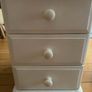 2 solid pine lockers painted white one needs some TLC Image 3