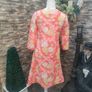 Vintage 50s 60s 70s peach floral Housecoat Image 2