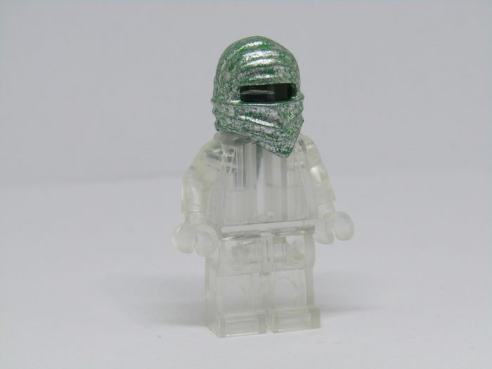 Lego Prototype Minifigure Ninjago Ninja Hood Speckled Hat Accessory This Is A Authentic Lego Employee Prototype Done In Speckled Part These Speckled Parts Are A Prototype That A Lego Employee Had Made As A New Idea For Some New Parts As They Have Rarely D