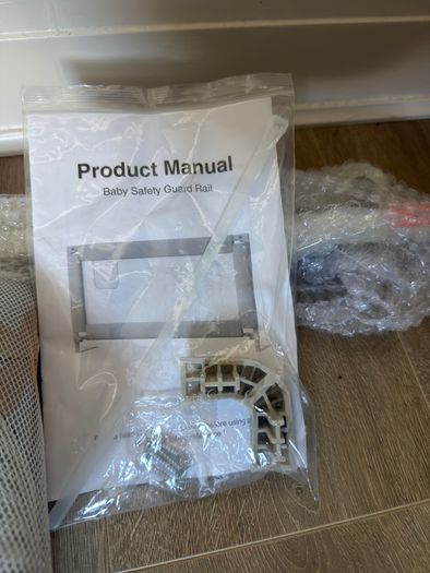 Baby safety bed rail guard