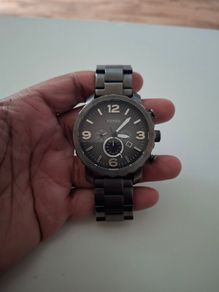 Fossil Nate Chronograph Watch (JR1437)Mint Condition