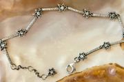 Pandora sterling silver star crystal bracelet