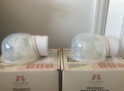 Fraupow Wearable Breast Pump x2 barely used