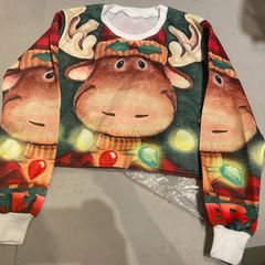 Christmas jumper lose fit women size S/M BNIB